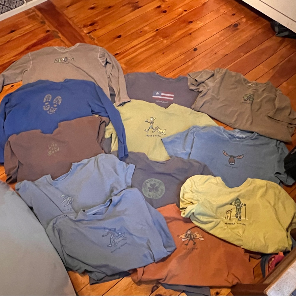 Vintage Life is Good shirts